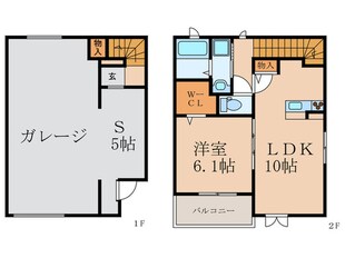 仮)KALOSガレージの物件間取画像